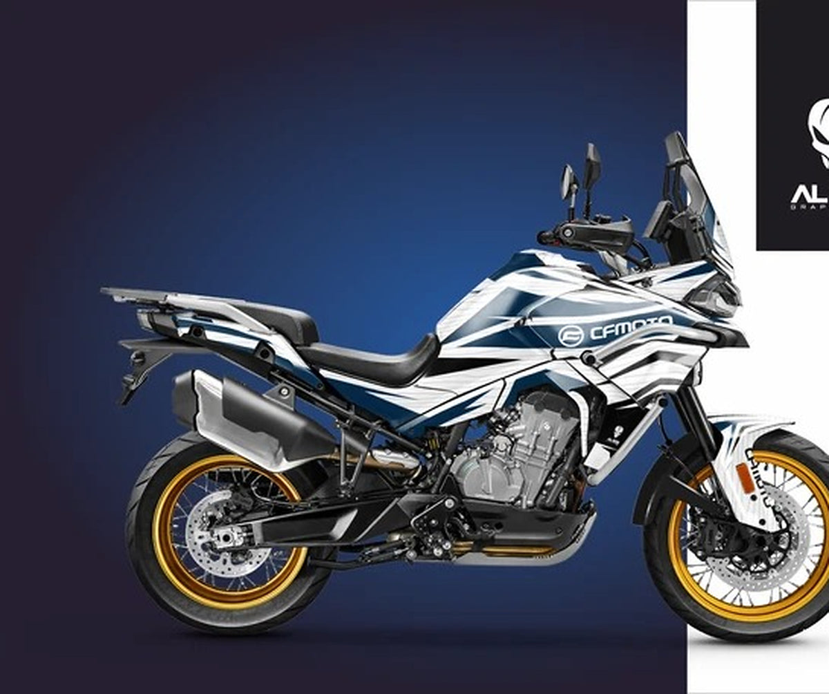 Kit de Gráficas para Moto Adventure CF Moto 800 MT - Diseño 16 - LedPro Racing