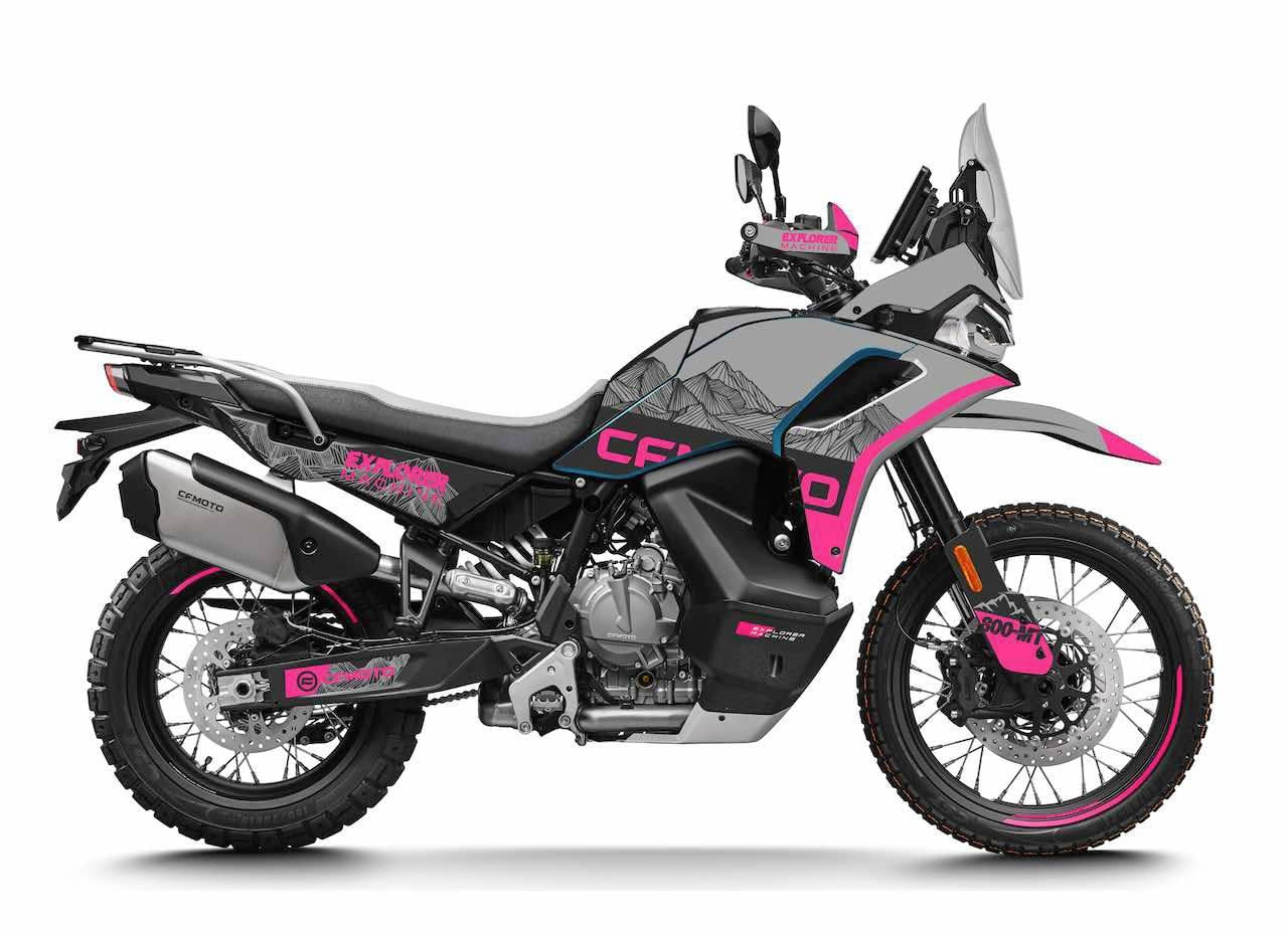 Kit de Gráficas para Moto Adventure CF Moto 800 MT - Diseño 25 - LedPro Racing