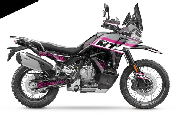 Kit de Gráficas para Moto Adventure CF Moto 800 MT - Diseño 33 - LedPro Racing