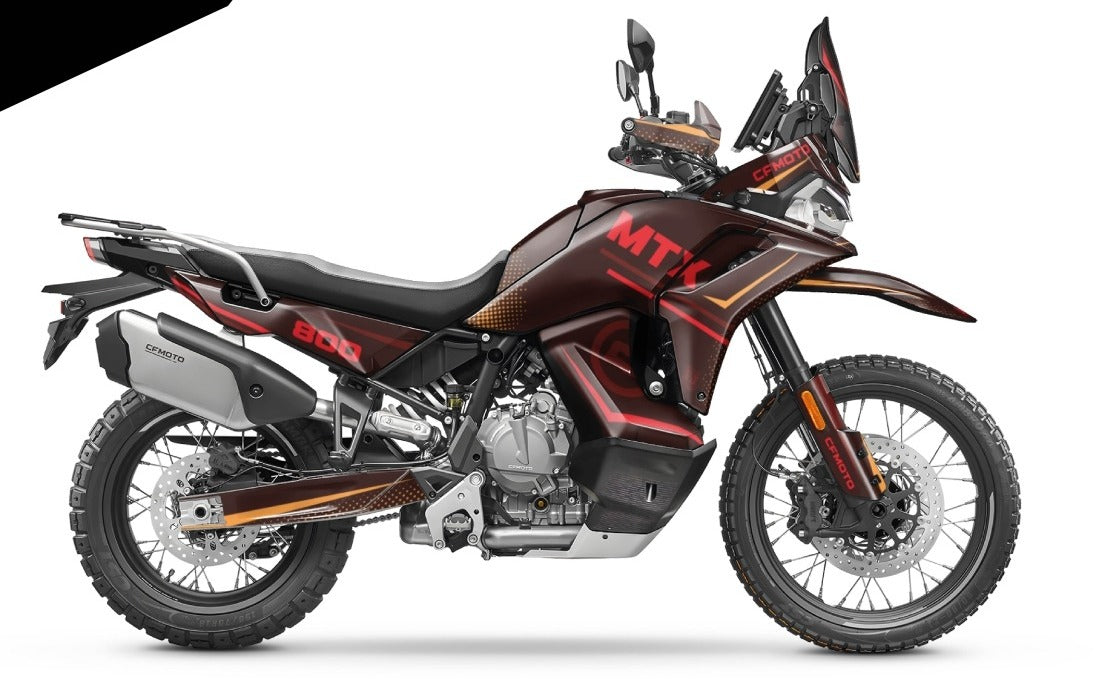 Kit de Gráficas para Moto Adventure CF Moto 800 MT - Diseño 40 - LedPro Racing