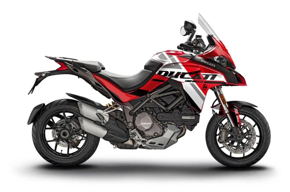 Kit de Gráficas para Moto Adventure Ducati Multistrada - Diseño 06 - LedPro Racing