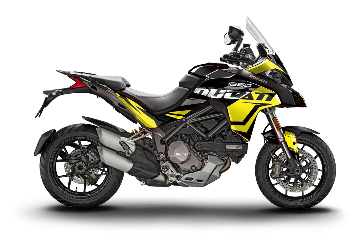 Kit de Gráficas para Moto Adventure Ducati Multistrada - Diseño 11 - LedPro Racing