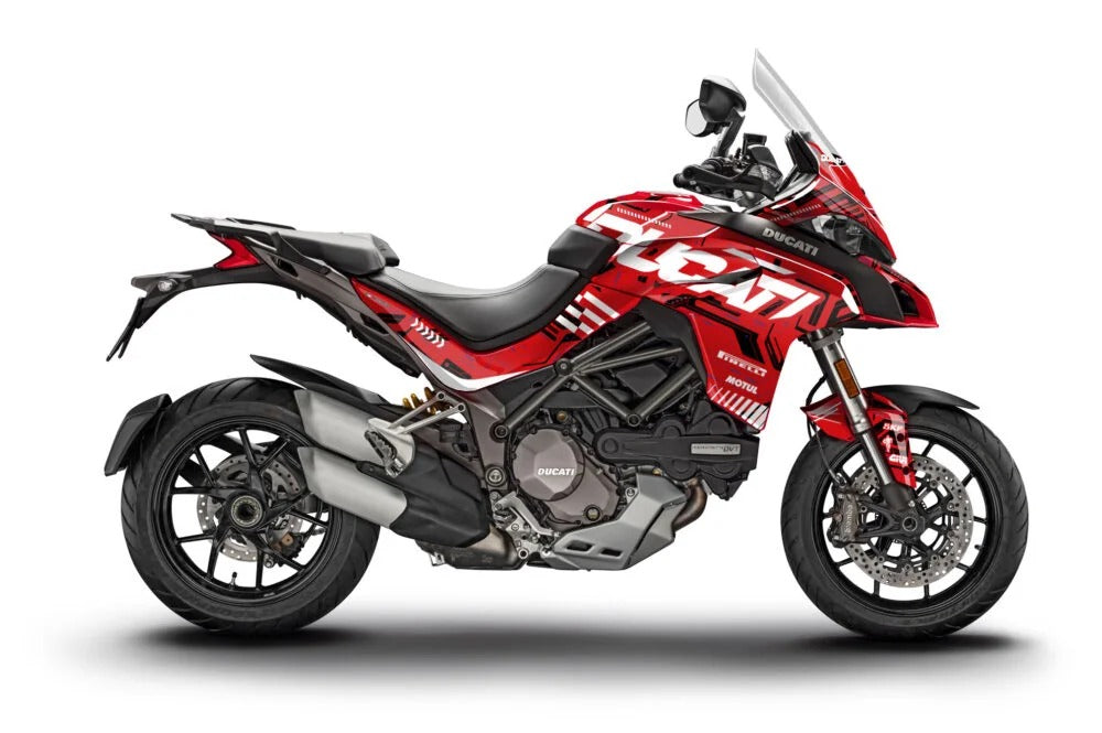 Kit de Gráficas para Moto Adventure Ducati Multistrada - Diseño 13 - LedPro Racing