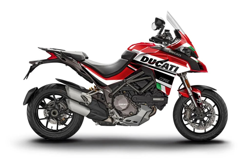 Kit de Gráficas para Moto Adventure Ducati Multistrada - Diseño 17 - LedPro Racing