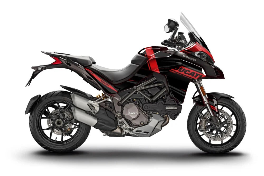 Kit de Gráficas para Moto Adventure Ducati Multistrada - Diseño 19 - LedPro Racing