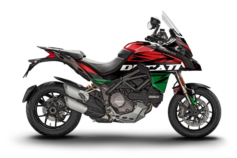 Kit de Gráficas para Moto Adventure Ducati Multistrada - Diseño 20 - LedPro Racing