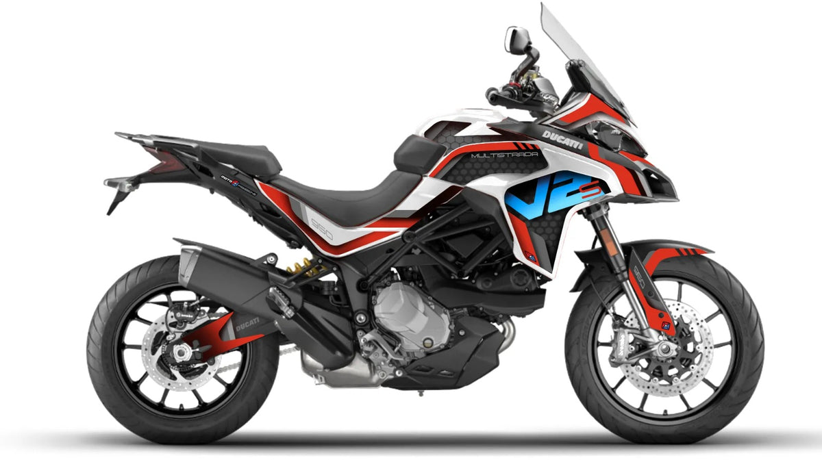 Kit de Gráficas para Moto Adventure Ducati Multistrada - Diseño 27 - LedPro Racing