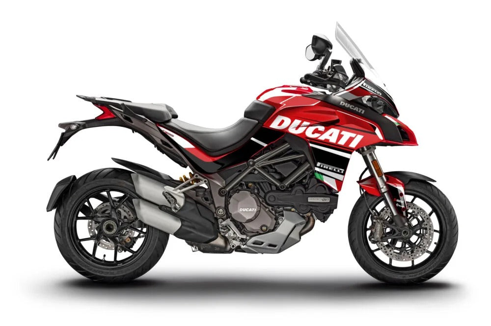Kit de Gráficas para Moto Adventure Ducati Multistrada - Diseño 30 - LedPro Racing