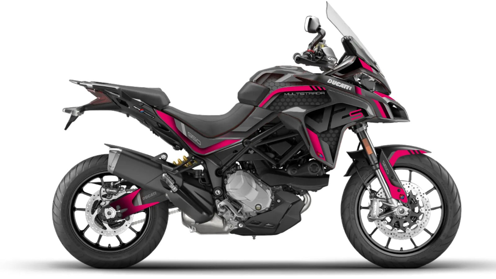 Kit de Gráficas para Moto Adventure Ducati Multistrada - Diseño 31 - LedPro Racing