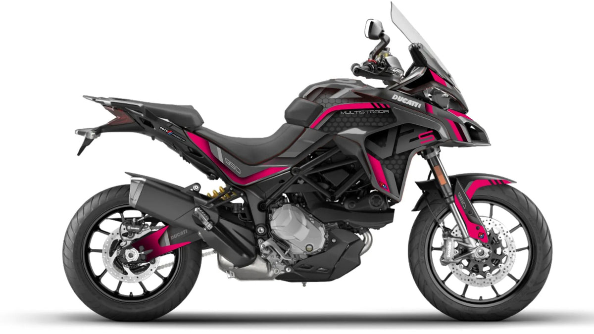 Kit de Gráficas para Moto Adventure Ducati Multistrada - Diseño 32 - LedPro Racing