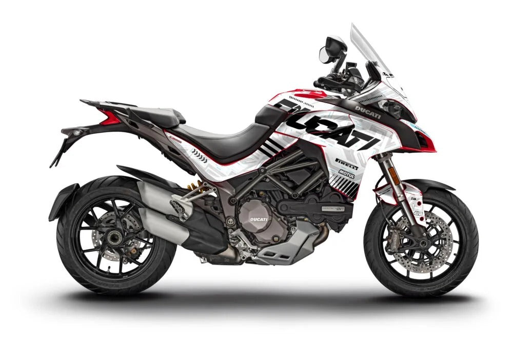 Kit de Gráficas para Moto Adventure Ducati Multistrada - Diseño 37 - LedPro Racing