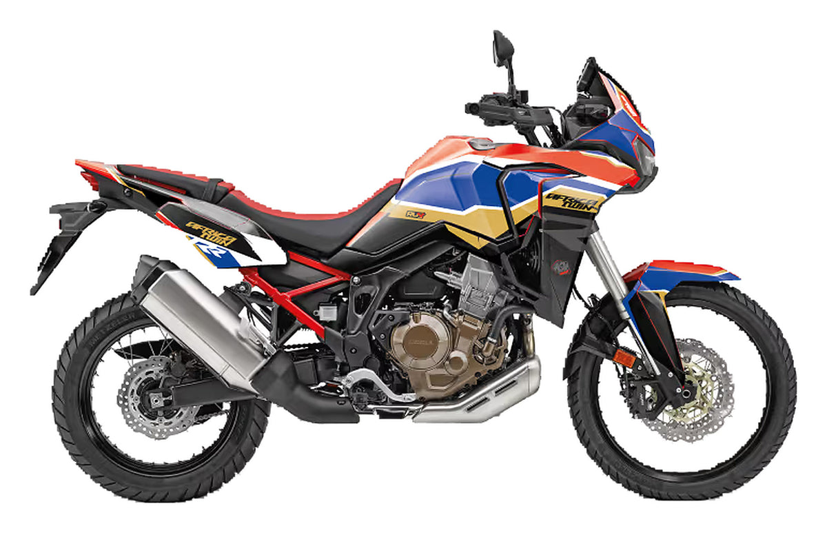 Kit de Gráficas para Moto Adventure Honda Africa Twin - Diseño 05 - LedPro Racing