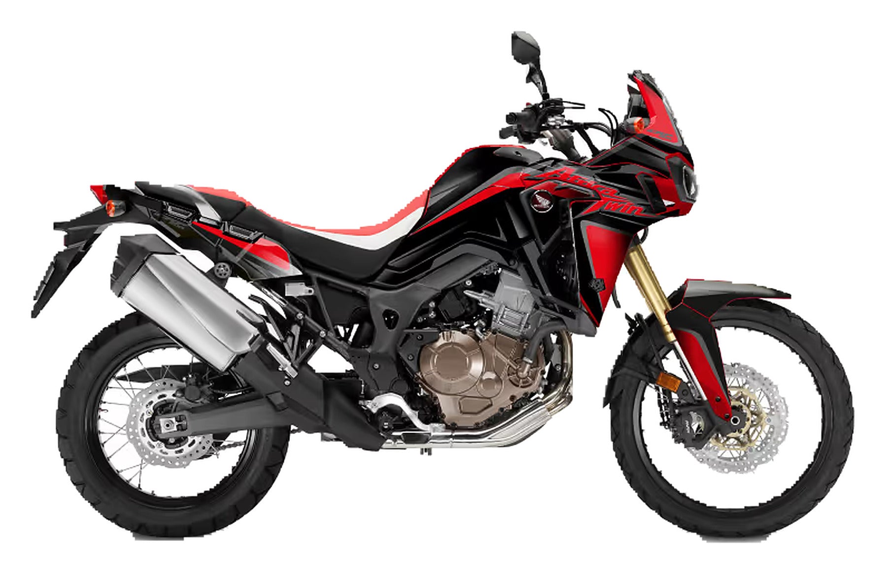 Kit de Gráficas para Moto Adventure Honda Africa Twin - Diseño 08 - LedPro Racing