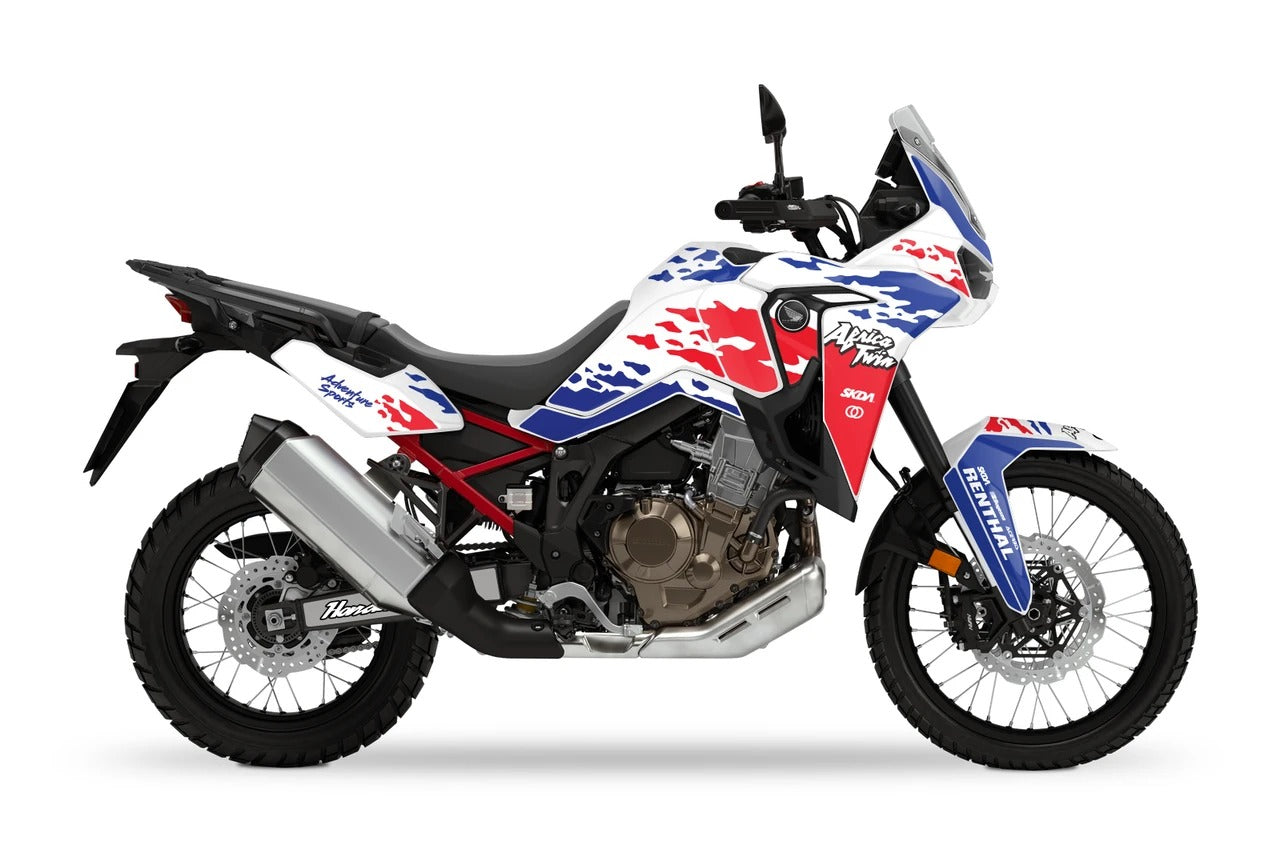 Kit de Gráficas para Moto Adventure Honda Africa Twin - Diseño 14 - LedPro Racing