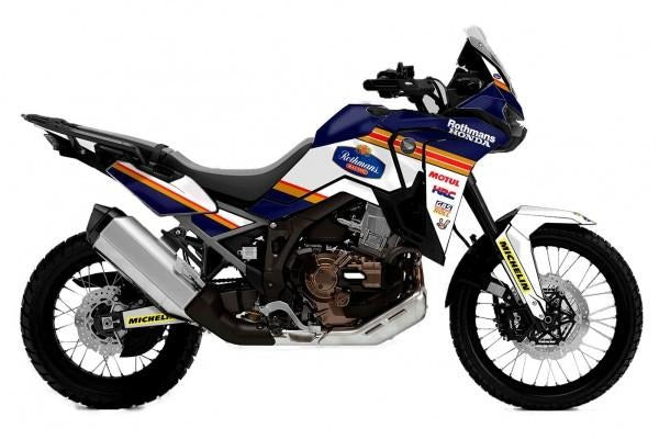 Kit de Gráficas para Moto Adventure Honda Africa Twin - Diseño 15 - LedPro Racing