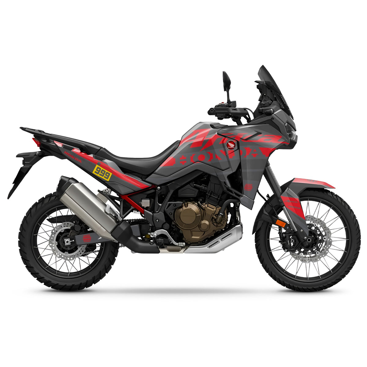 Kit de Gráficas para Moto Adventure Honda Africa Twin - Diseño 20 - LedPro Racing