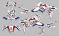 Kit de Gráficas para Moto Adventure Honda Africa Twin - Diseño 22 - LedPro Racing