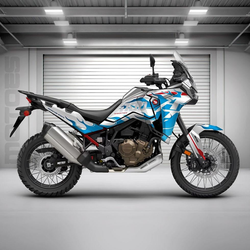 Kit de Gráficas para Moto Adventure Honda Africa Twin - Diseño 27 - LedPro Racing