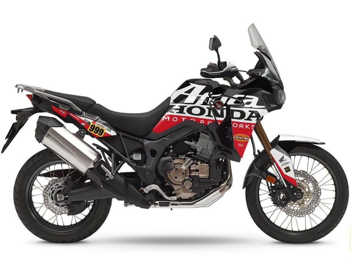 Kit de Gráficas para Moto Adventure Honda Africa Twin - Diseño 32 - LedPro Racing