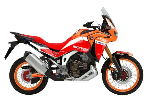 Kit de Gráficas para Moto Adventure Honda Africa Twin - Diseño 36 - LedPro Racing