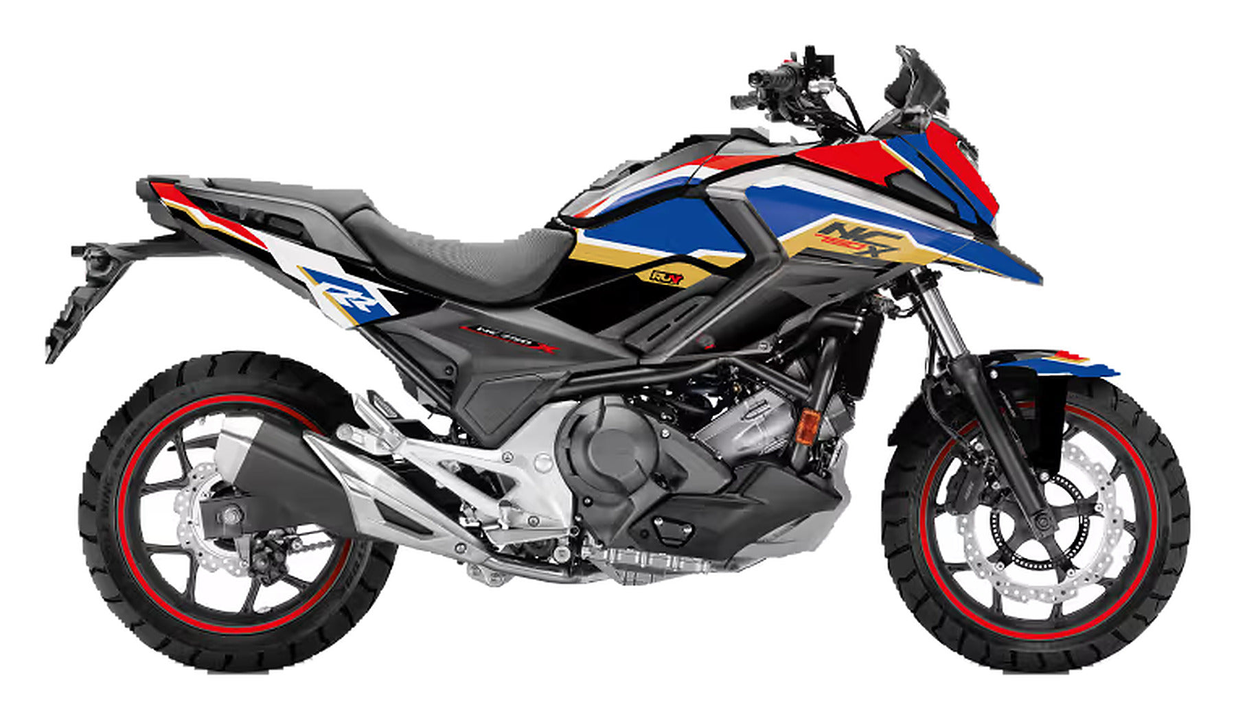 Kit de Gráficas para Moto Adventure Honda NC - Diseño 01 - LedPro Racing