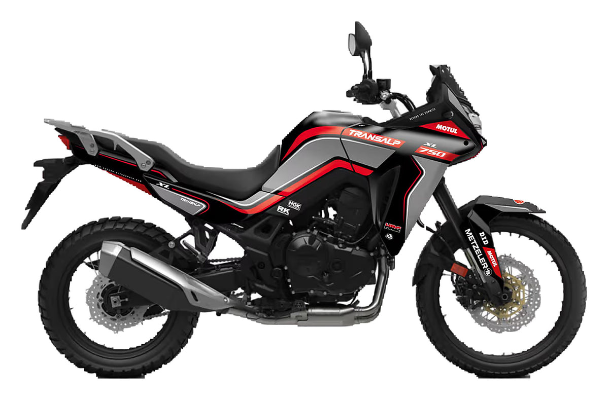 Kit de Gráficas para Moto Adventure Honda Transalp - Diseño 05 - LedPro Racing