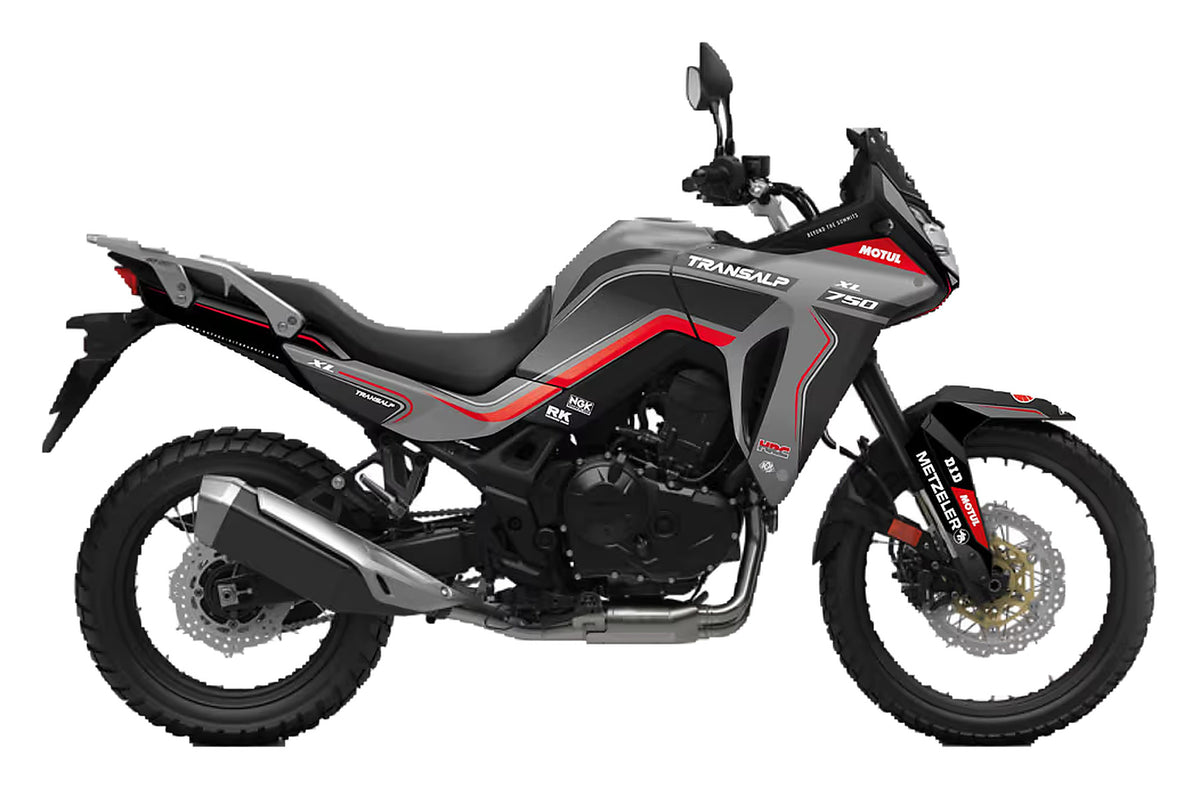 Kit de Gráficas para Moto Adventure Honda Transalp - Diseño 06 - LedPro Racing