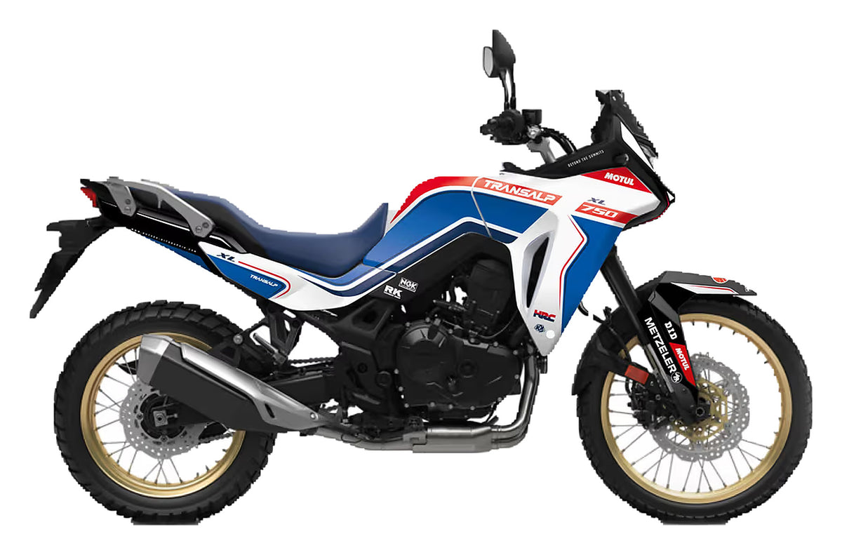 Kit de Gráficas para Moto Adventure Honda Transalp - Diseño 07 - LedPro Racing