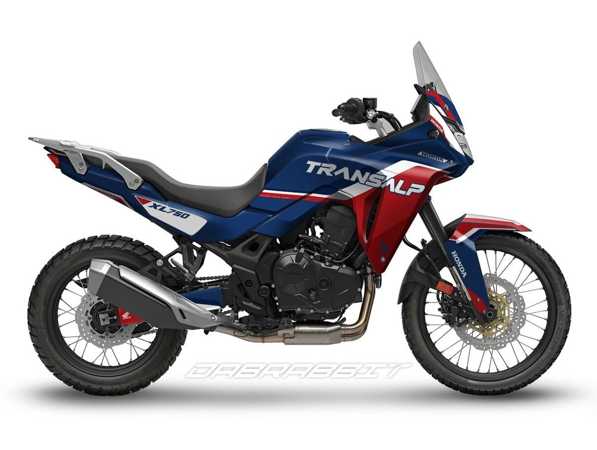 Kit de Gráficas para Moto Adventure Honda Transalp - Diseño 09 - LedPro Racing