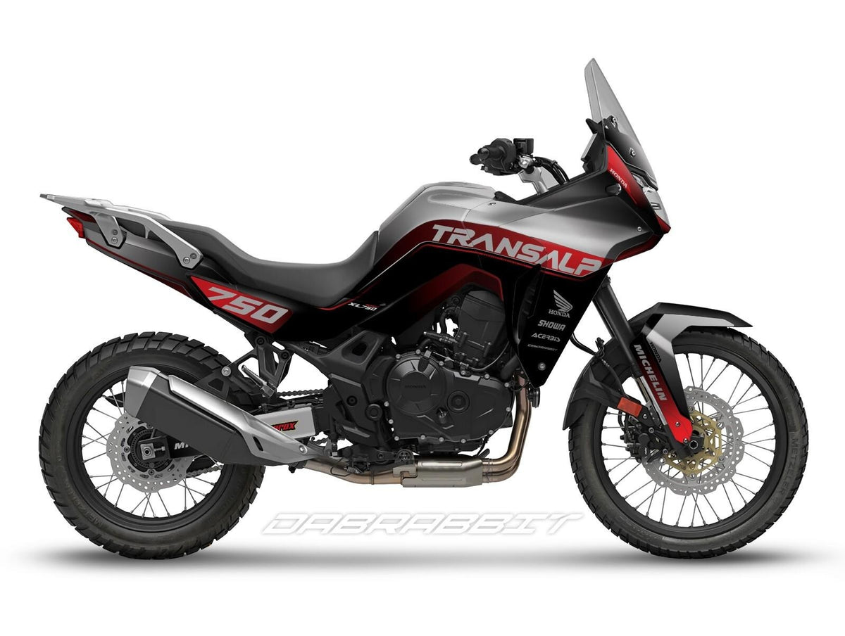 Kit de Gráficas para Moto Adventure Honda Transalp - Diseño 12 - LedPro Racing