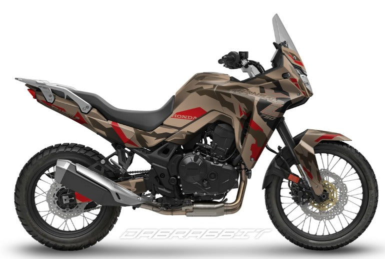 Kit de Gráficas para Moto Adventure Honda Transalp - Diseño 14 - LedPro Racing