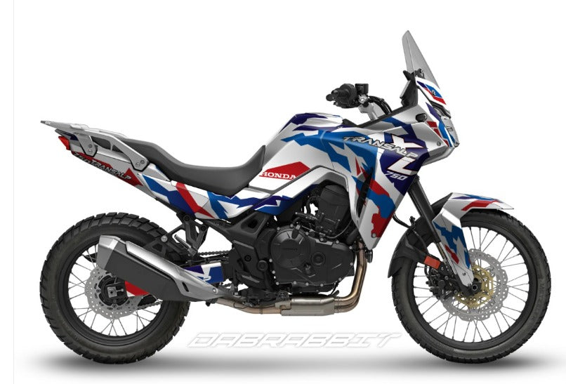 Kit de Gráficas para Moto Adventure Honda Transalp - Diseño 15 - LedPro Racing