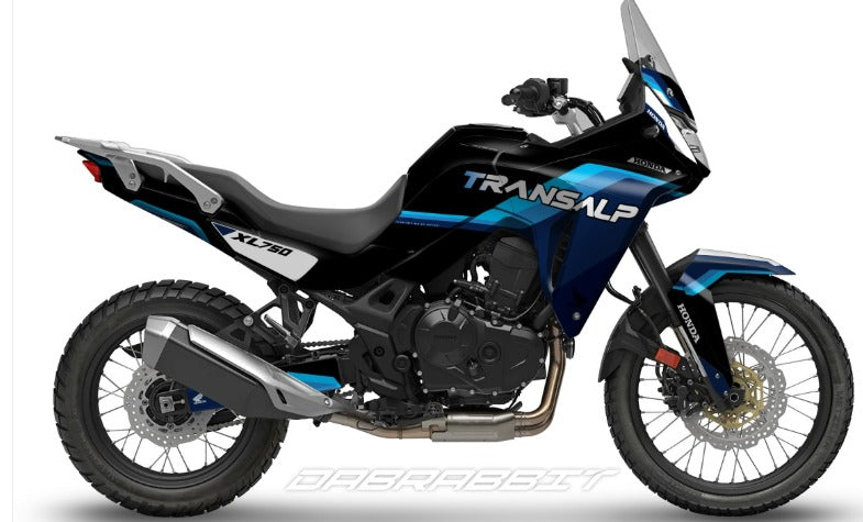 Kit de Gráficas para Moto Adventure Honda Transalp - Diseño 17 - LedPro Racing