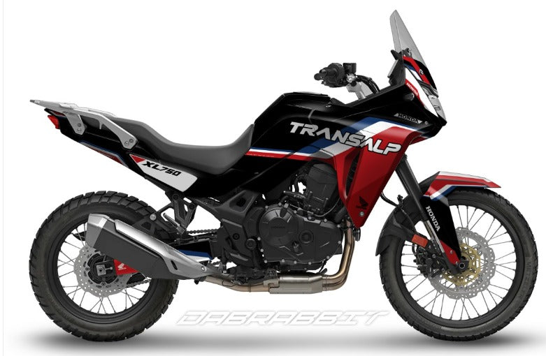 Kit de Gráficas para Moto Adventure Honda Transalp - Diseño 18 - LedPro Racing