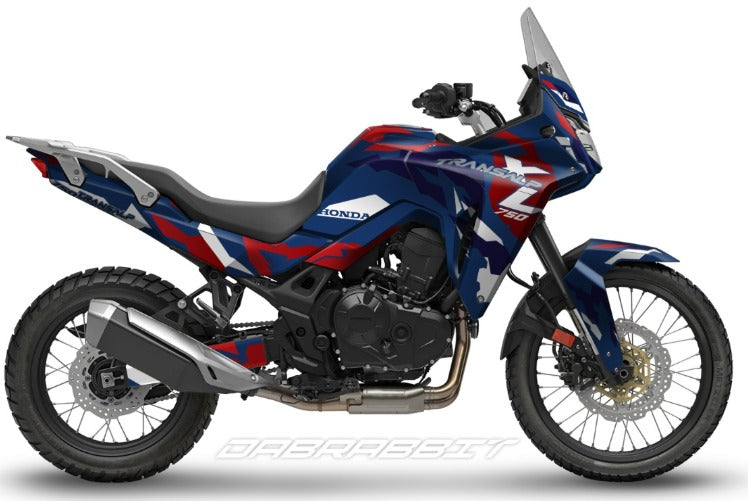 Kit de Gráficas para Moto Adventure Honda Transalp - Diseño 19 - LedPro Racing
