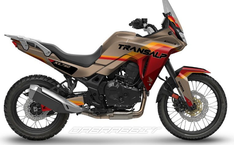 Kit de Gráficas para Moto Adventure Honda Transalp - Diseño 20 - LedPro Racing