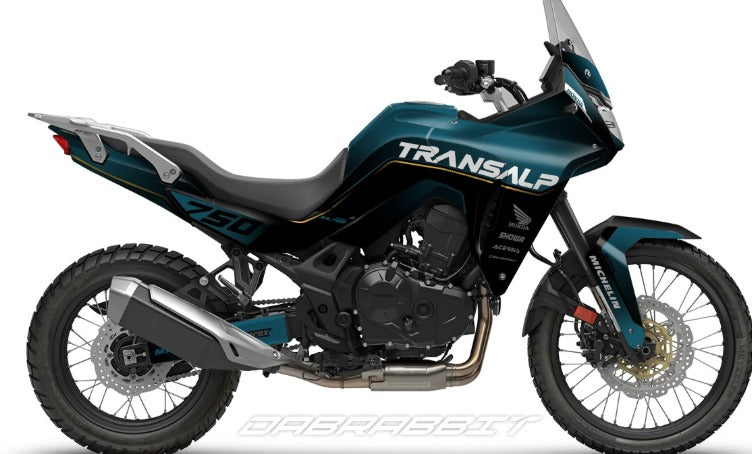 Kit de Gráficas para Moto Adventure Honda Transalp - Diseño 24 - LedPro Racing