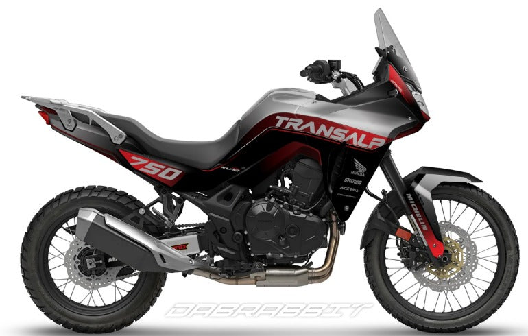 Kit de Gráficas para Moto Adventure Honda Transalp - Diseño 27 - LedPro Racing