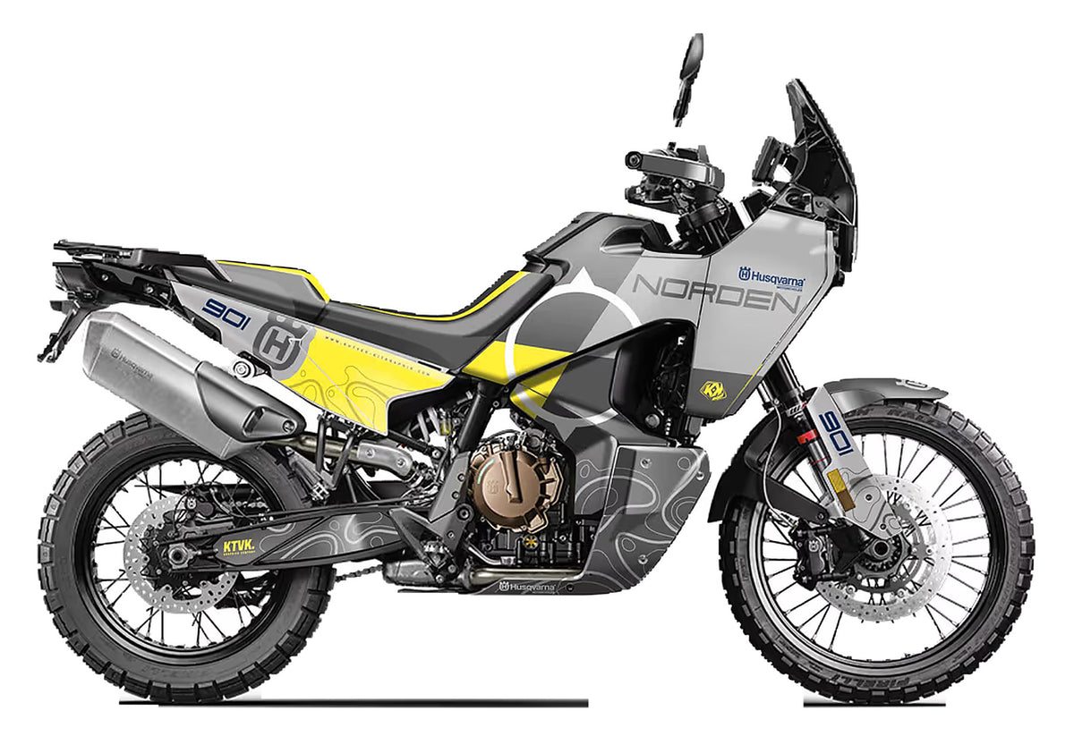Kit de Gráficas para Moto Adventure Husqvarna Norden - Diseño 04 - LedPro Racing