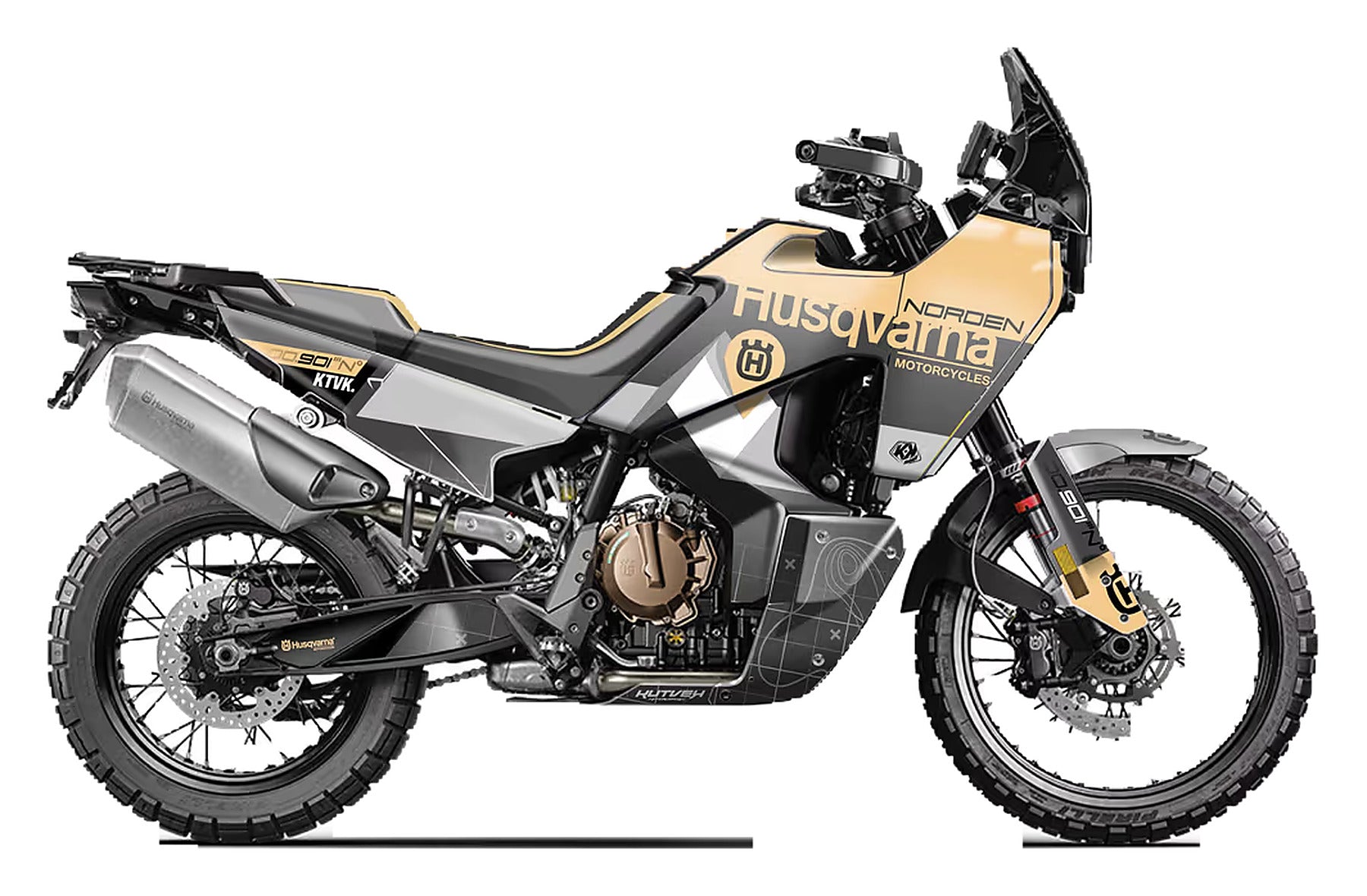 Kit de Gráficas para Moto Adventure Husqvarna Norden - Diseño 05 - LedPro Racing