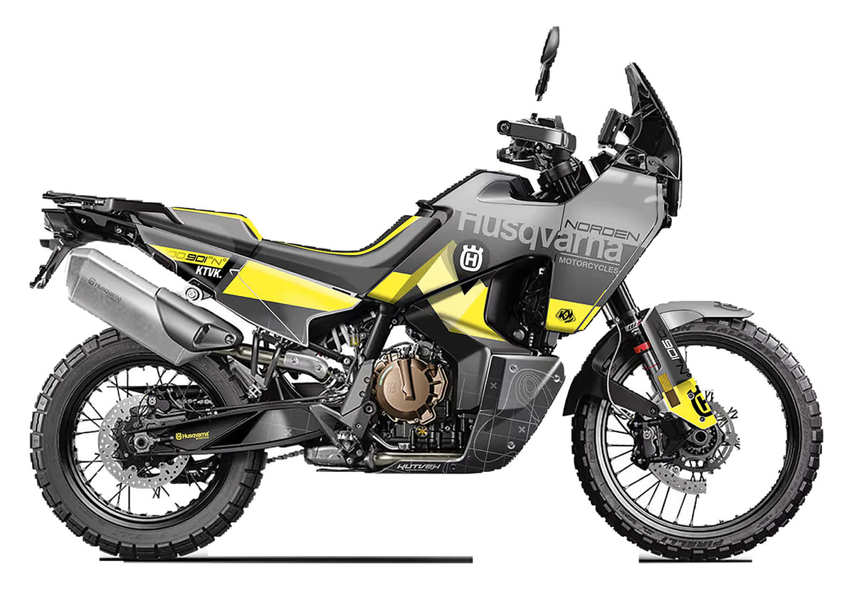 Kit de Gráficas para Moto Adventure Husqvarna Norden - Diseño 06 - LedPro Racing