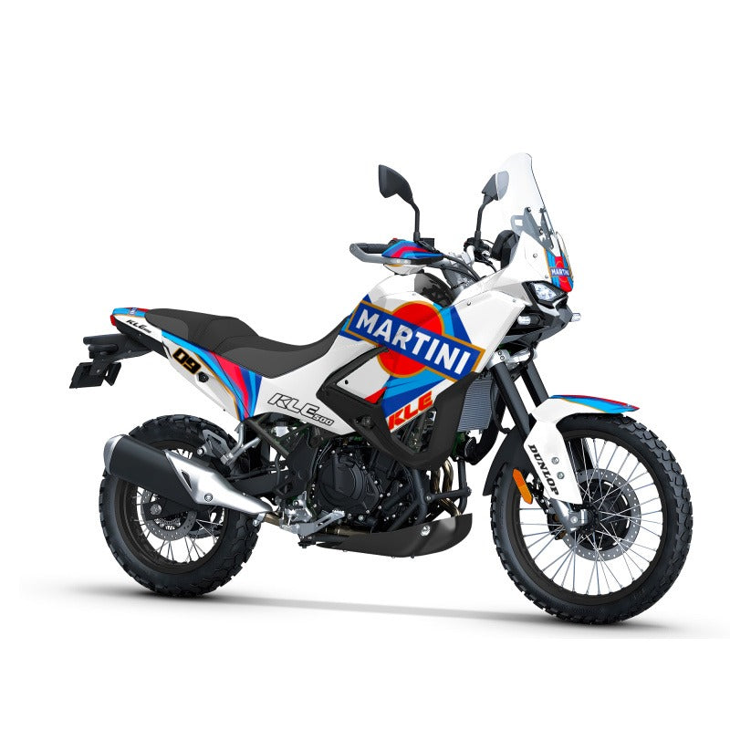 Kit de Gráficas para Moto Adventure Kawasaki KLE 500 - Diseño 04 - LedPro Racing