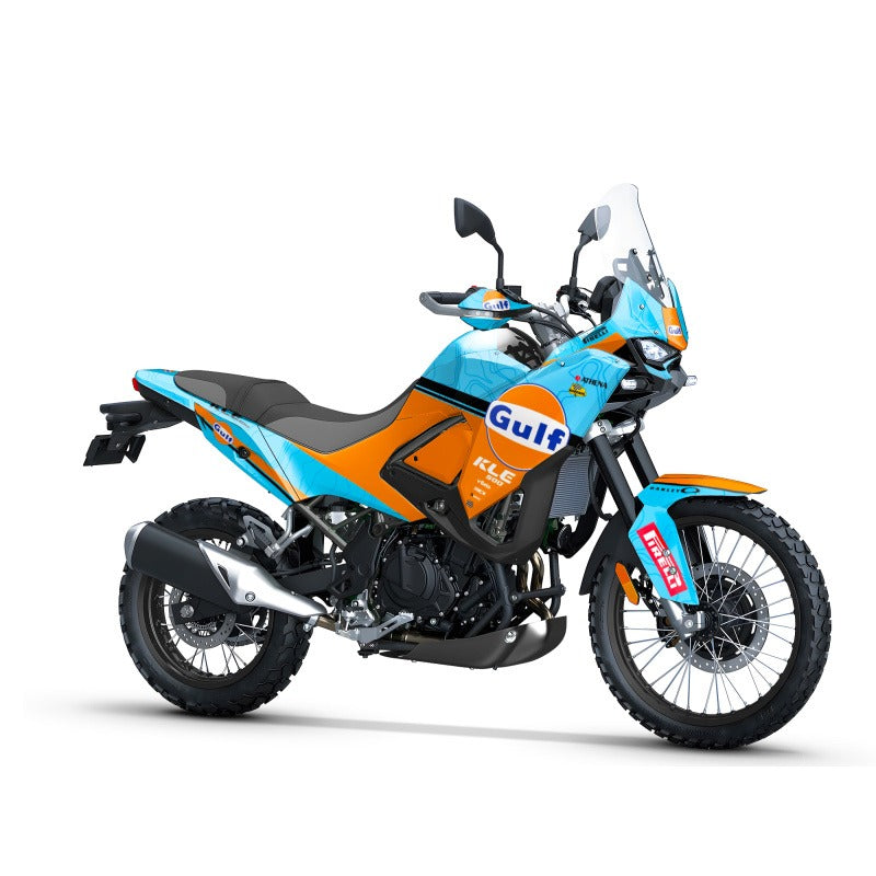 Kit de Gráficas para Moto Adventure Kawasaki KLE 500 - Diseño 06 - LedPro Racing