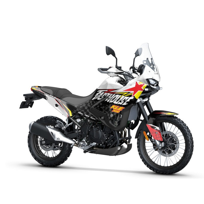 Kit de Gráficas para Moto Adventure Kawasaki KLE 500 - Diseño 07 - LedPro Racing
