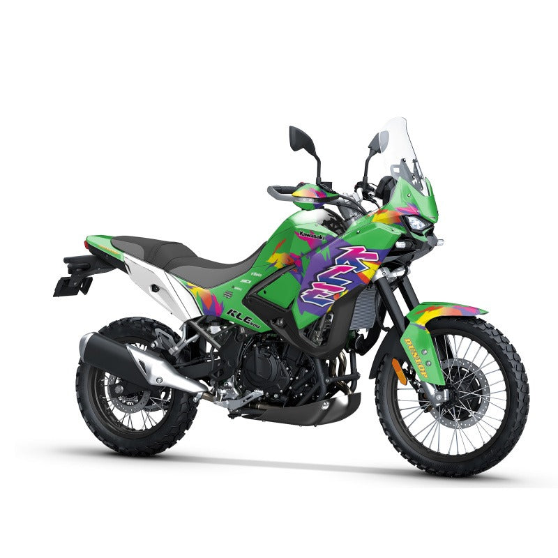 Kit de Gráficas para Moto Adventure Kawasaki KLE 500 - Diseño 16 - LedPro Racing