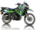 Kit de Gráficas para Moto Adventure Kawasaki KLR 650 - Diseño 05 - LedPro Racing