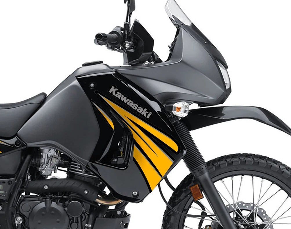 Kit de Gráficas para Moto Adventure Kawasaki KLR 650 - Diseño 17 - LedPro Racing