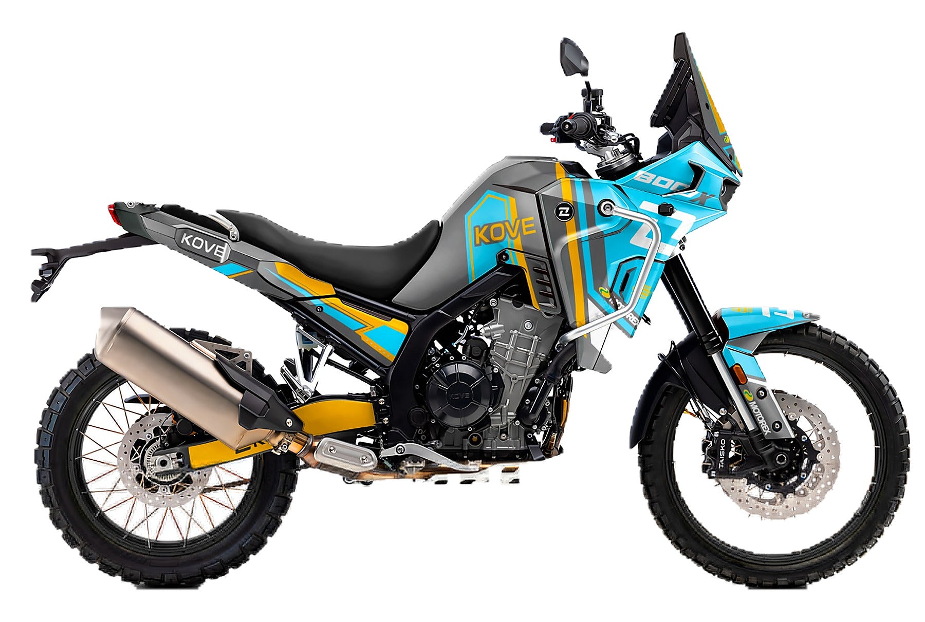 Kit de Gráficas para Moto Adventure Kove 800X - Diseño 02 - LedPro Racing