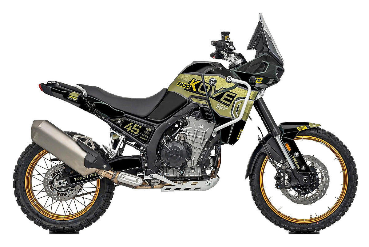Kit de Gráficas para Moto Adventure Kove 800X - Diseño 05 - LedPro Racing