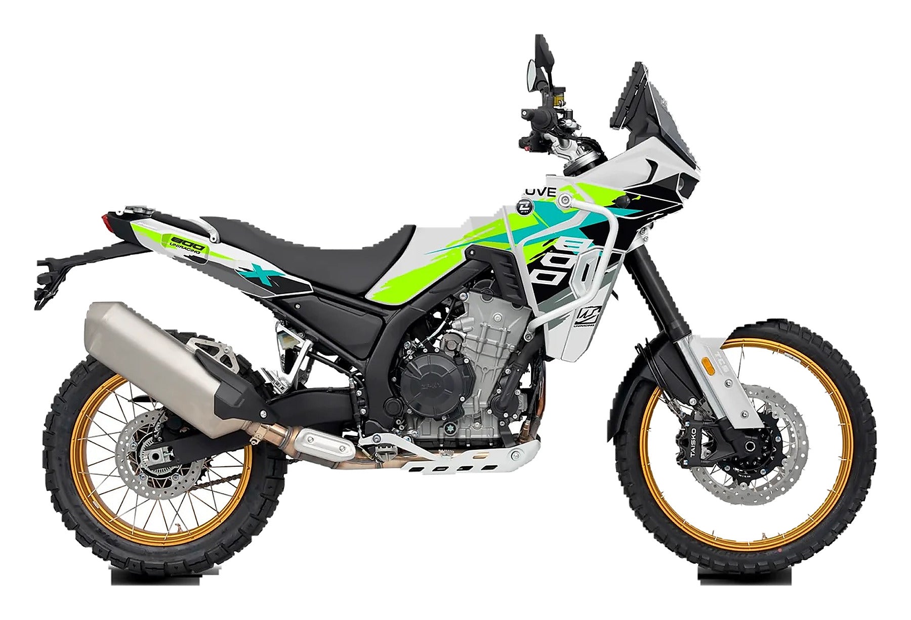 Kit de Gráficas para Moto Adventure Kove 800X - Diseño 12 - LedPro Racing